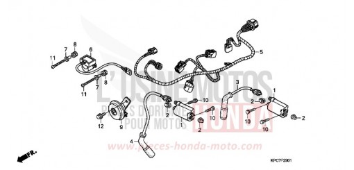 SUB HARNESS/IGNITION COIL XL125V9 de 2009